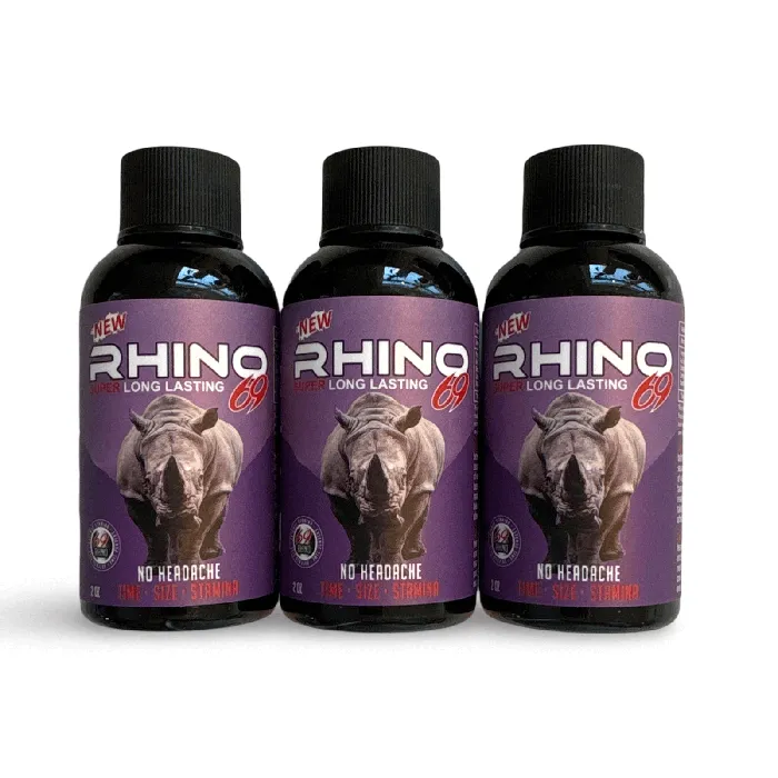 Rhino Male Sex Toys New Rhino 69 Super LongLasting Power Shot 3 X 2 Oz Bottles for Maximum Stamina Rhino Male Sex Toys New Rhino 69 Super LongLasting Power Shot 3 X 2 Oz Bottles for Maximum Stamina