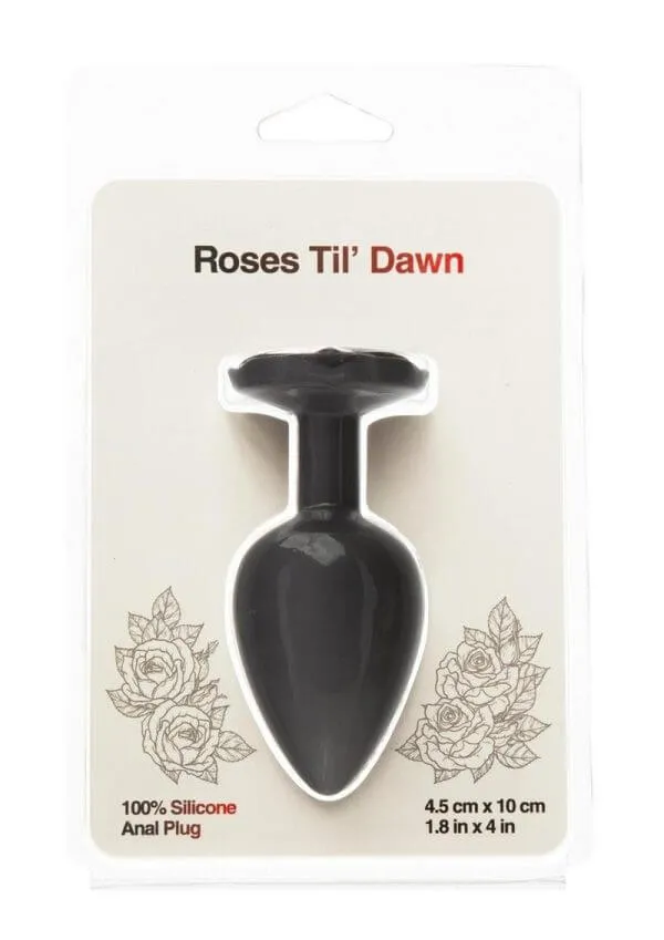 Roses Til Dawn Silicone Anal Plug Large BMS Enterprises Male Sex Toys