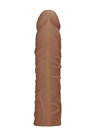 SHOTS AMERICA Male Sex Toys Experience Realistic Pleasure with the Realrock Penis Sleeve 7 inches in Medium Skin Tone
