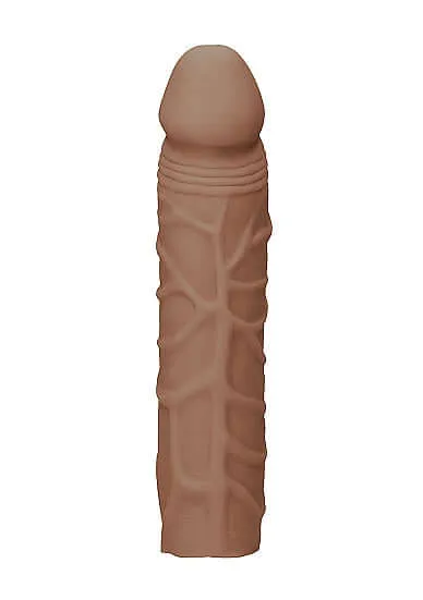 SHOTS AMERICA Male Sex Toys Experience Realistic Pleasure with the Realrock Penis Sleeve 7 inches in Medium Skin Tone