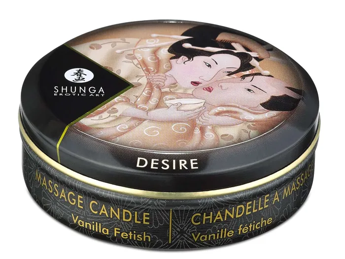 Shunga Dildos Shunga Erotic Art Massage Candle Vanilla 1oz Sensual Ambiance and SkinNourishing Pleasure