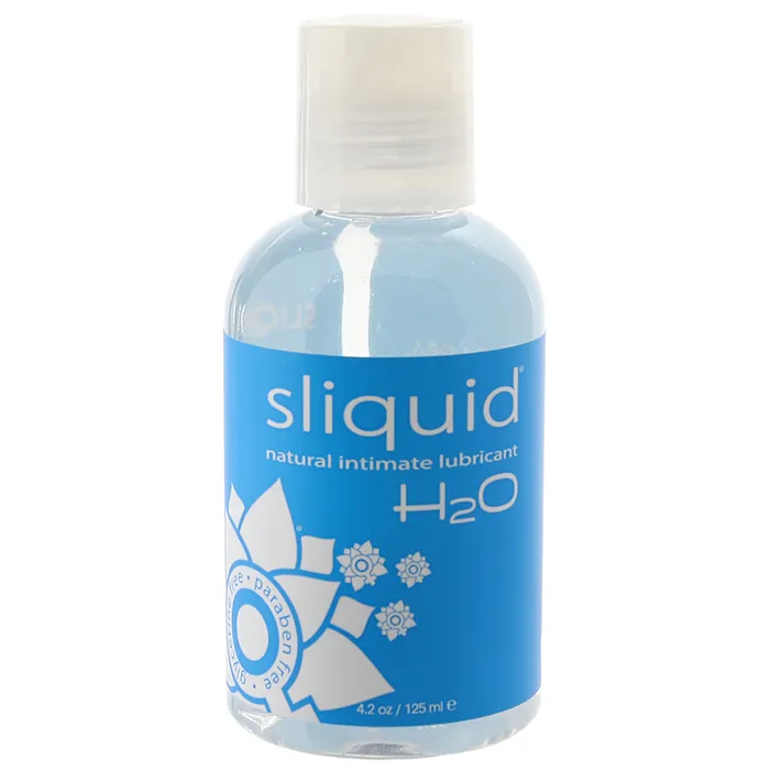Sliquid Female Sex Toys H2O Glycerin Free Natural Lube in 42oz125ml