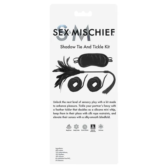 SPORTSHEETS SM Shadow Tie and Tickle Kit Couples