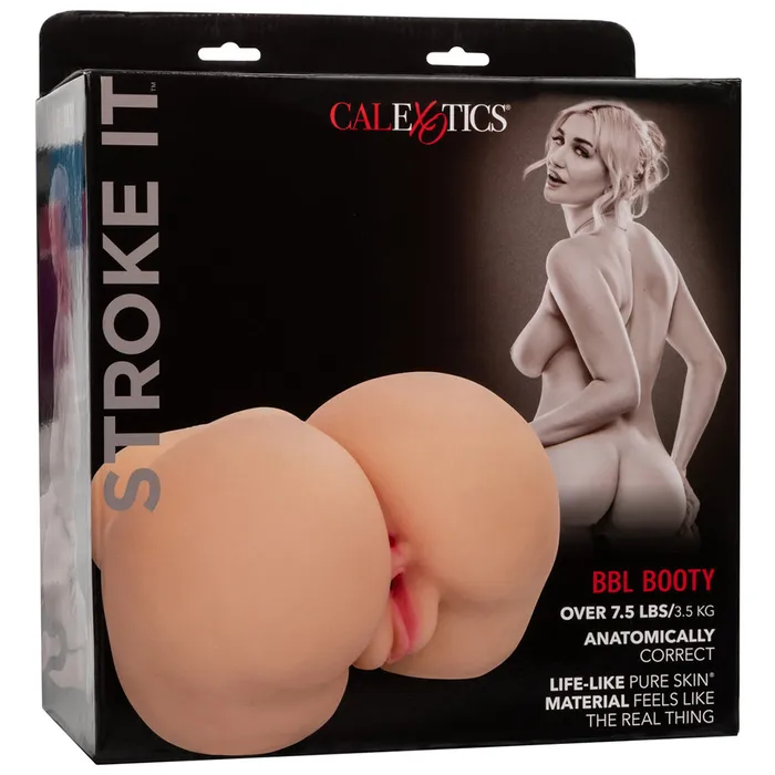 Stroke It BBL Booty Life Like Masturbator in Light CalExotics Male Sex Toys