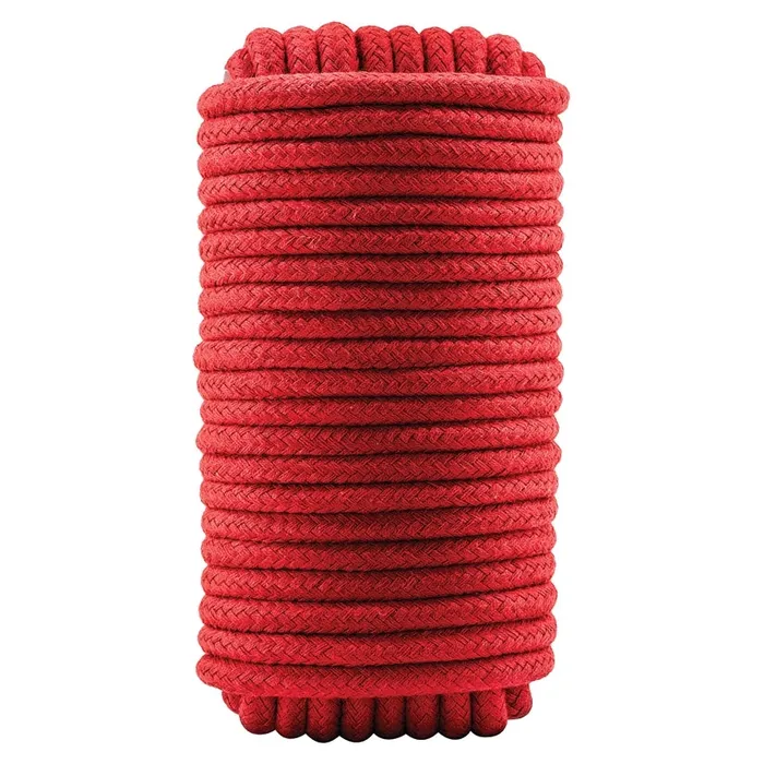 Temptasia Bondage RopeRed 32ft BLUSH Restraints