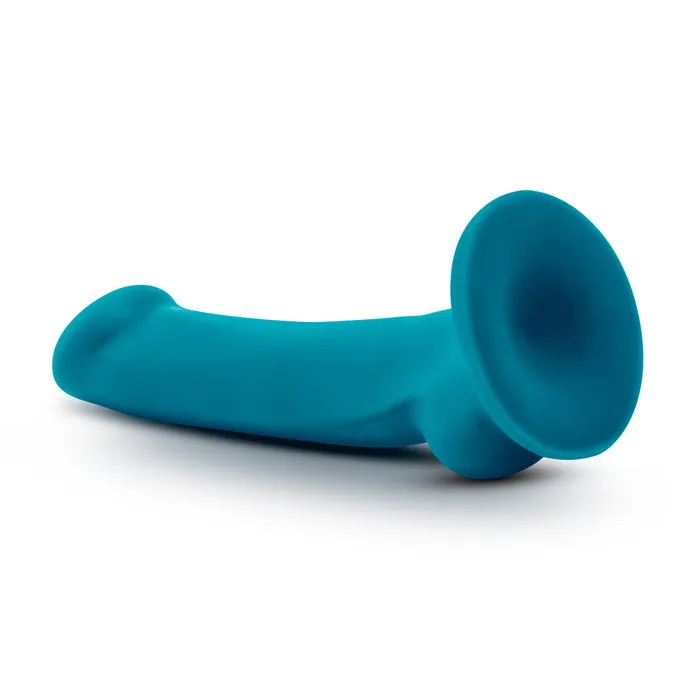 Temptasia By Blush Reina Realistic GSpot Teal 7Inch Long Dildo With Balls Suction Cup Base Blush Dildos