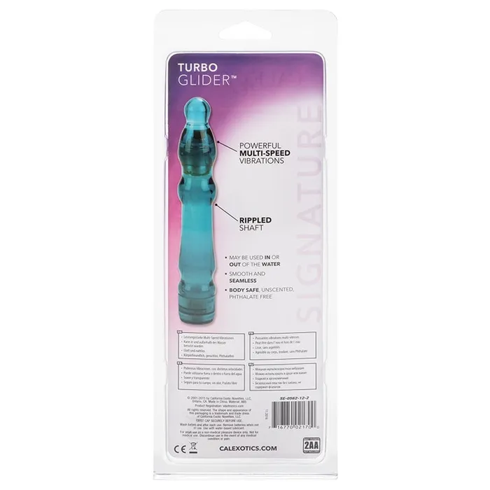 Vibrators CAL EXOTICS Turbo GlidersBlueberry Bliss 75