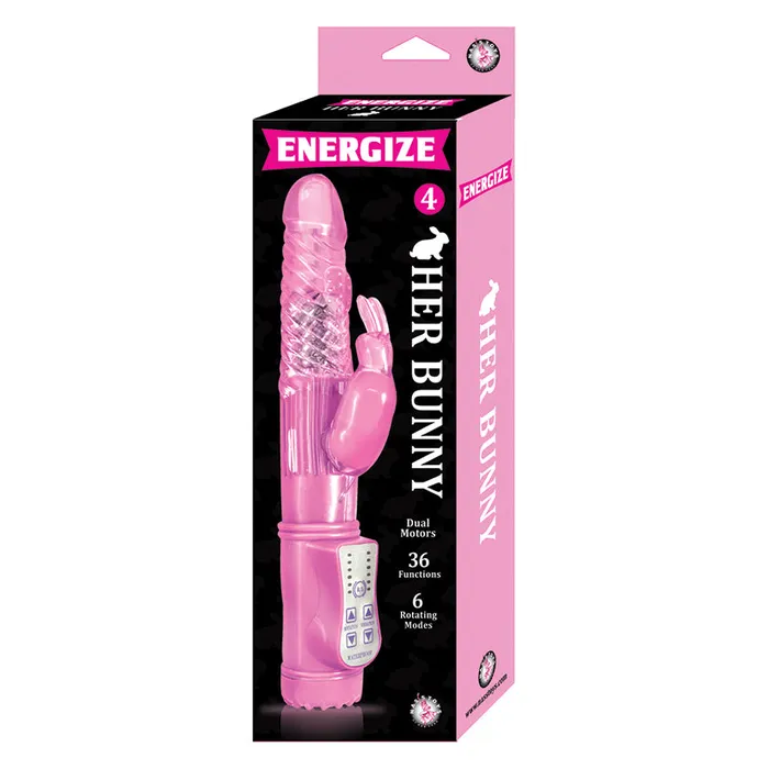 Vibrators Energize Her Bunny 4Pink NASSTOYS