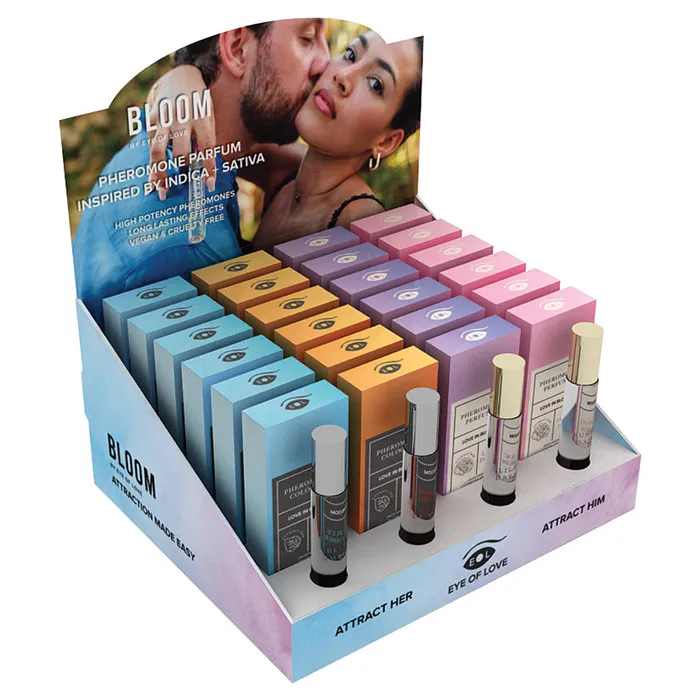 Vibrators Eye of Love Bloom Pheromone Parfum 10ml Display of 24 EYE OF LOVE Vibrators Eye of Love Bloom Pheromone Parfum 10ml Display of 24 EYE OF LOVE