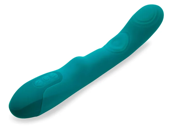 Vibrators Nu Sensuelle Sensuelle Vivi Double Tapping Vibrator Emerald Green by NU Sensuelle