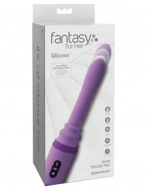 Vibrators Pipedream Products Fantasy For Her Love Thruster Her Purple Vibrator Vibrators Pipedream Products Fantasy For Her Love Thruster Her Purple Vibrator