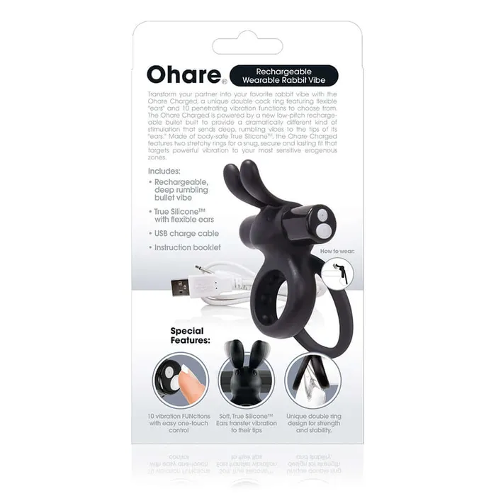 Vibrators Screaming O Charged Ohare Rechargeable Rabbit Vibe Ring Screaming O
