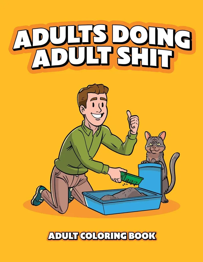Wood Rocket Adults Doing Adult Shit Coloring Book Vibrators