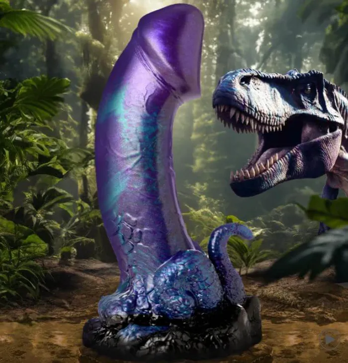 XR Brands Dildos Creature Cocks DinoDick Dinosaur Silicone Dildo Fantasy Suction Cup Dildo XR Brands Dildos Creature Cocks DinoDick Dinosaur Silicone Dildo Fantasy Suction Cup Dildo