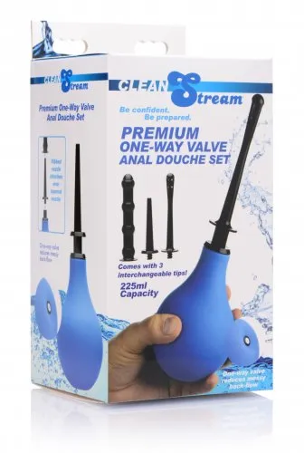 XR Brands Male Sex Toys Achieve Comfort Convenience and Cleanliness with Cleanstream Premium Anal Douche Set