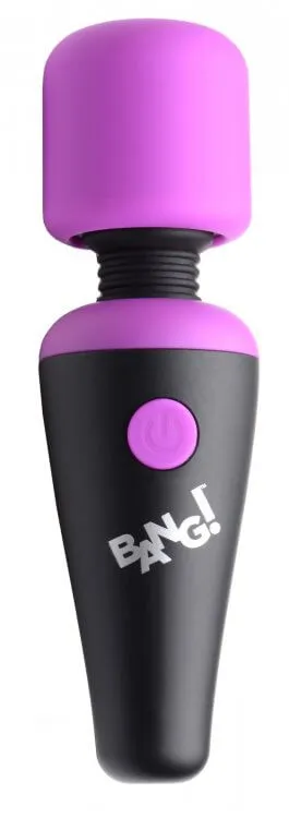 XR Brands Vibrators Bang 10X Vibrating Mini Wand Purple