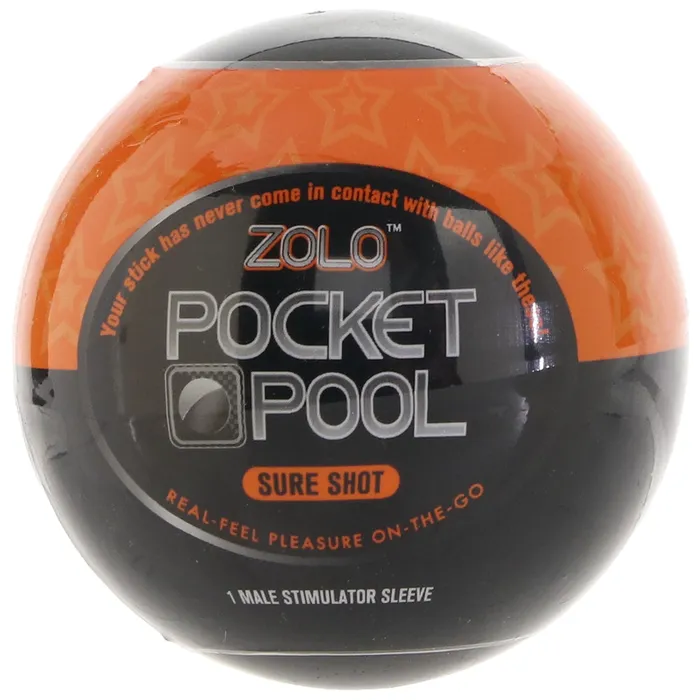 Zolo Male Sex Toys Pocket Pool Sure Shot Stroker