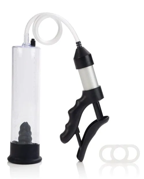 CalExotics Male Sex Toys Quick Draw Vacuum Pump Clear
