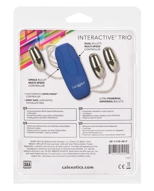 CalExotics Vibrators Interactives Trio Blue CalExotics Vibrators Interactives Trio Blue