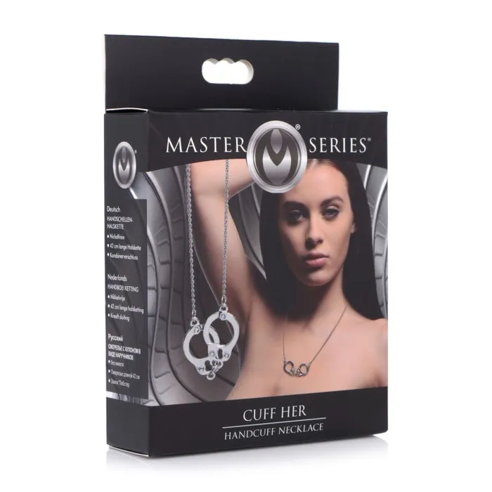 Cuff Her Handcuff Necklace XR Brands Master Series Female Sex Toys