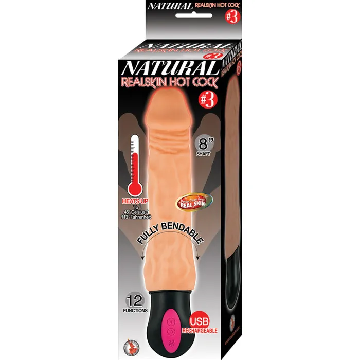 Dildos Nasstoys Natural Realskin Hot Cock 3 Flesh