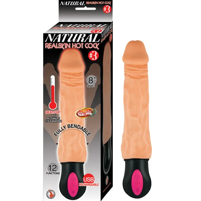 Dildos Nasstoys Natural Realskin Hot Cock 3 Flesh