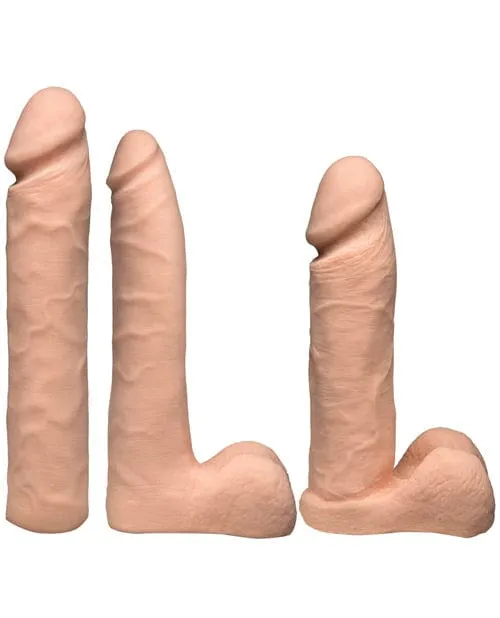 Dildos VacULock Dual Density Experienced Set Vanilla Doc Johnson Dildos VacULock Dual Density Experienced Set Vanilla Doc Johnson
