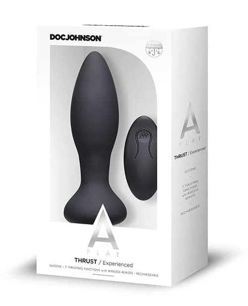 Doc Johnson A Play Thrust Experienced Rechargeable Silicone Anal Plug with Remote Male Sex Toys Doc Johnson A Play Thrust Experienced Rechargeable Silicone Anal Plug with Remote Male Sex Toys