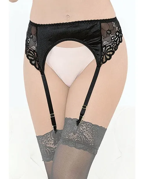 Escante Couples Satin Lace Garterbelt