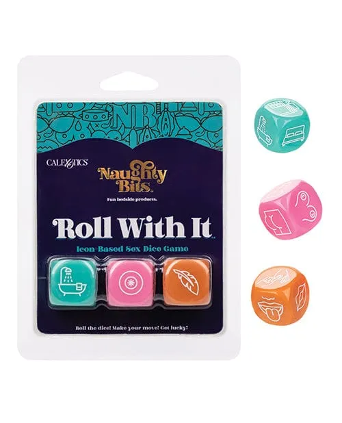 Female Sex Toys CalExotics Naughty Bits Roll With It Icon Based Sex Dice