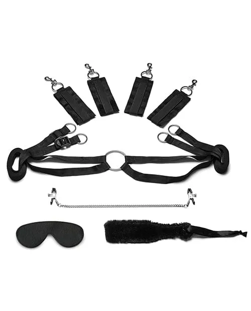 Fuzzy Lovers 4 Piece Bedspreader Set Lux Fetish Couples