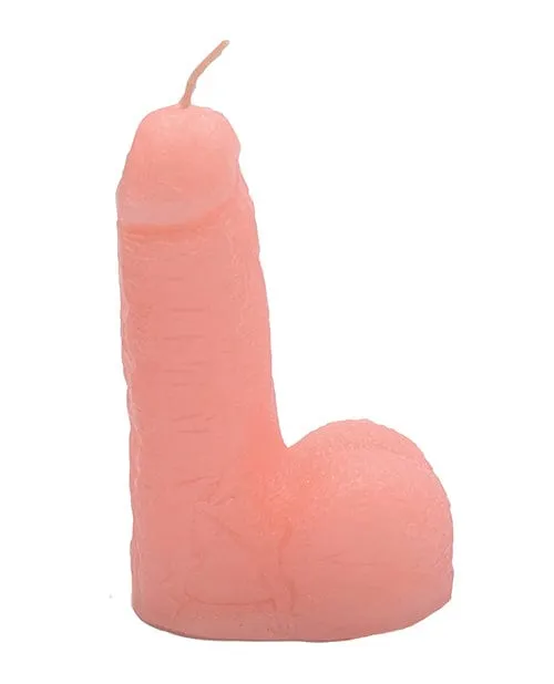 Get Lucky 5 Blow Me Penis Candle Peach Get Lucky Male Sex Toys