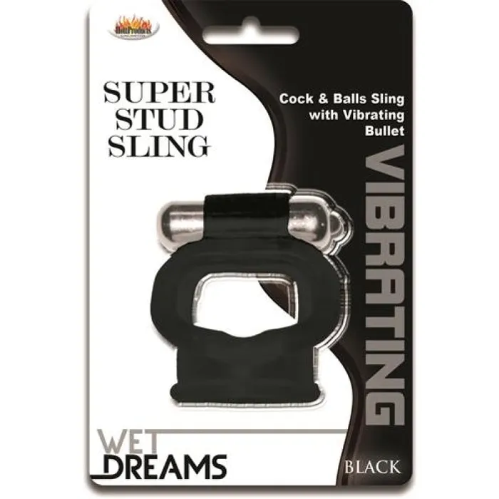 Hott Products Anal Wet Dreams Super Stud Sling Black