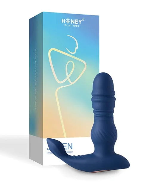 Jaden Thrusting Prostate Massager Vibrating Butt Plug Anal Sex Toy Honey Play Box Anal