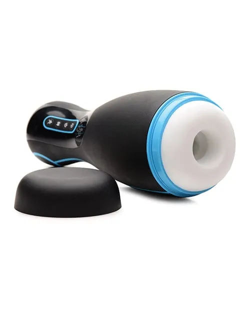 Lovebotz Auto Milker Extreme 16x Sucking Masturbator Black Lovebotz Male Sex Toys