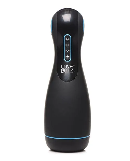 Lovebotz Auto Milker Extreme 16x Sucking Masturbator Black Lovebotz Male Sex Toys