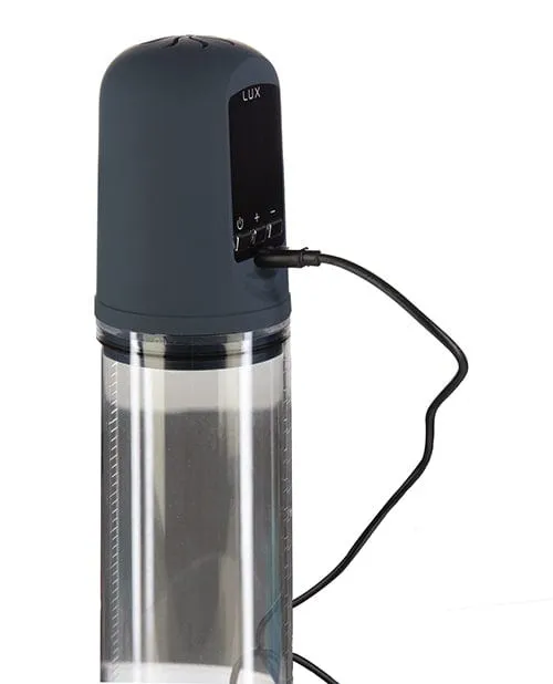 Male Sex Toys BMS Enterprises Lux Active Volume Rechargeable Penis Pump Black