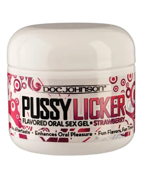 Male Sex Toys Doc Johnson Pussy Licker 2 Oz Strawberry
