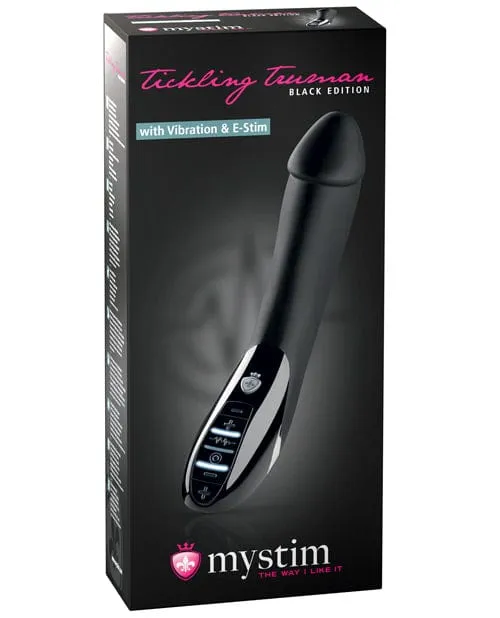 Mystim Anal Mystim Tickling Truman eStim Vibrator Black Edition Black