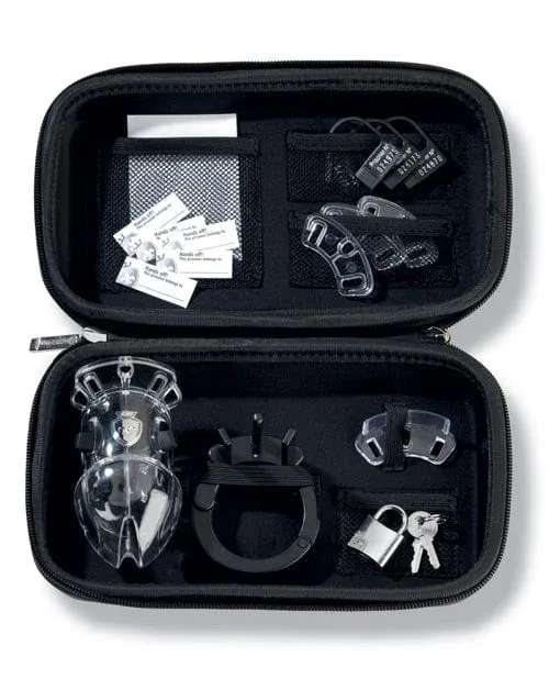 Mystim Male Sex Toys Mystim Pubic Enemy 1 Cock Cage Clear