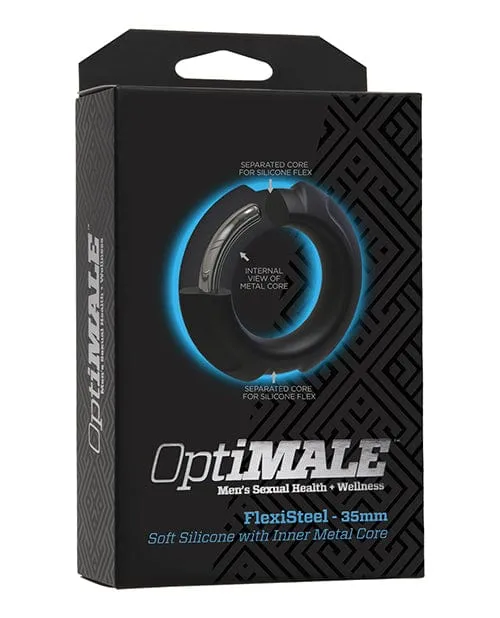 OptiMALE Flexisteel Cock Ring Doc Johnson Male Sex Toys