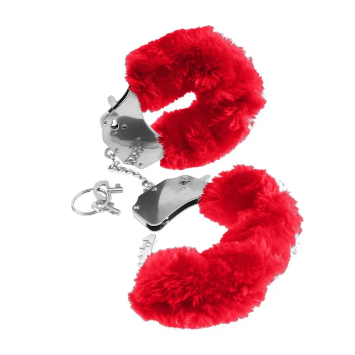 Pipedream Couples Fetish Fantasy Series Furry Cuffs Red