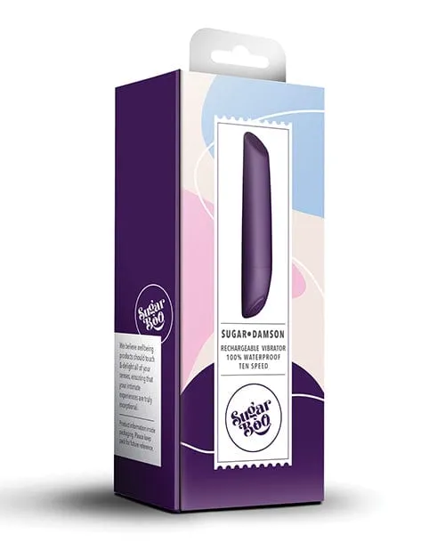 Rocksoff Female Sex Toys Sugarboo Sugar Damson Rechargeable Vibrator Damson Rocksoff Female Sex Toys Sugarboo Sugar Damson Rechargeable Vibrator Damson