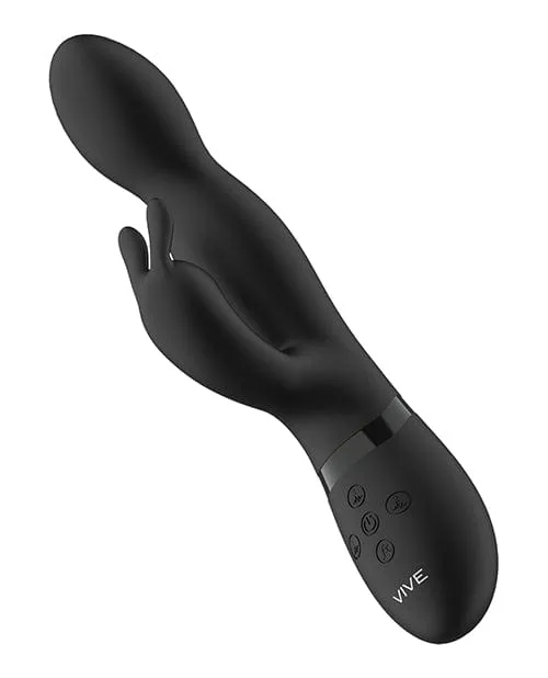 Shots America Vibrators Shots Vive Niva Rotating Rabbit Black
