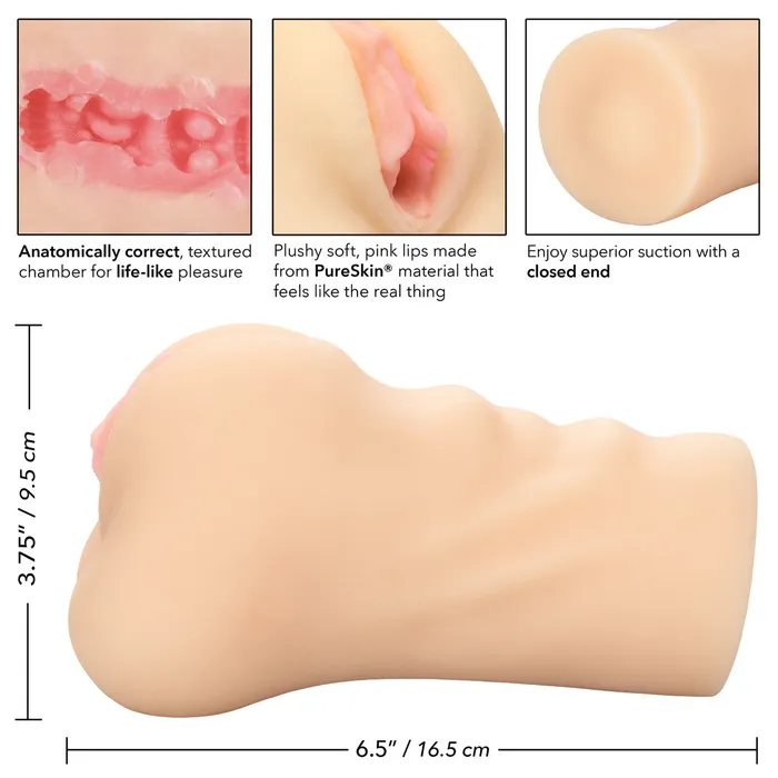 Stroke It Pussy Ivory CalExotics Male Sex Toys