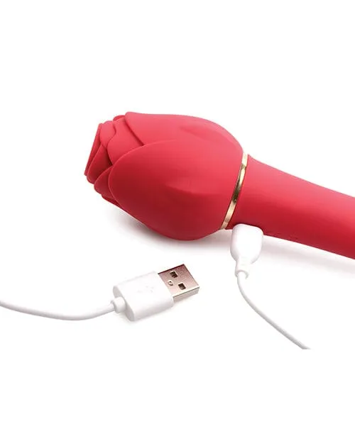 Vibrators Inmi Inmi Bloomgasm Sweet Heart Rose 5x Suction Rose 10x Vibrator Red