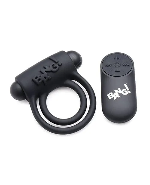 XR Brands Couples Bang Vibrating Cock Ring Bullet with Remote Control