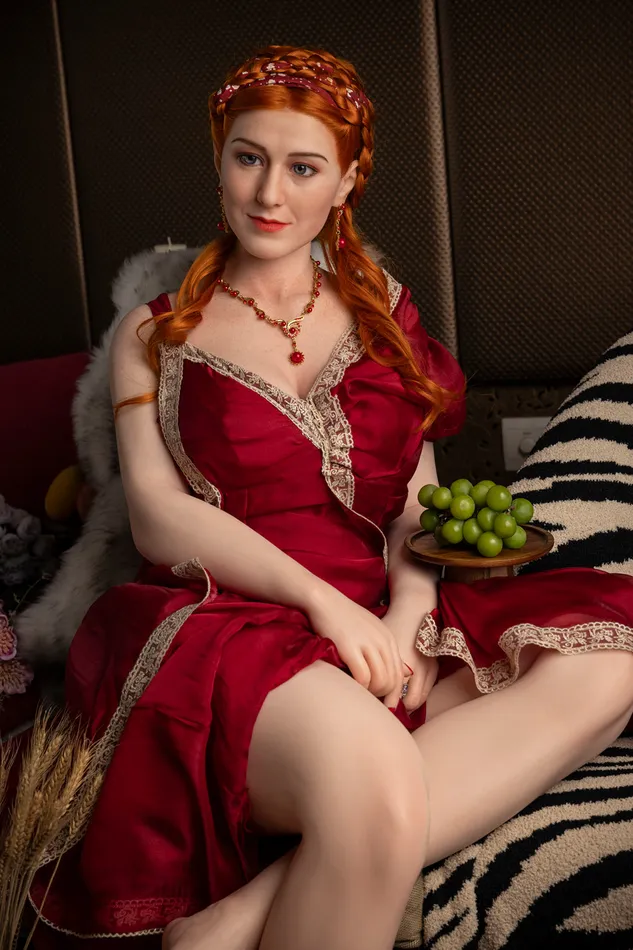 165cm5ft5 Gcup BBW Silicone Head Sex Doll Lucretia Starpery Doll Male Sex Toys