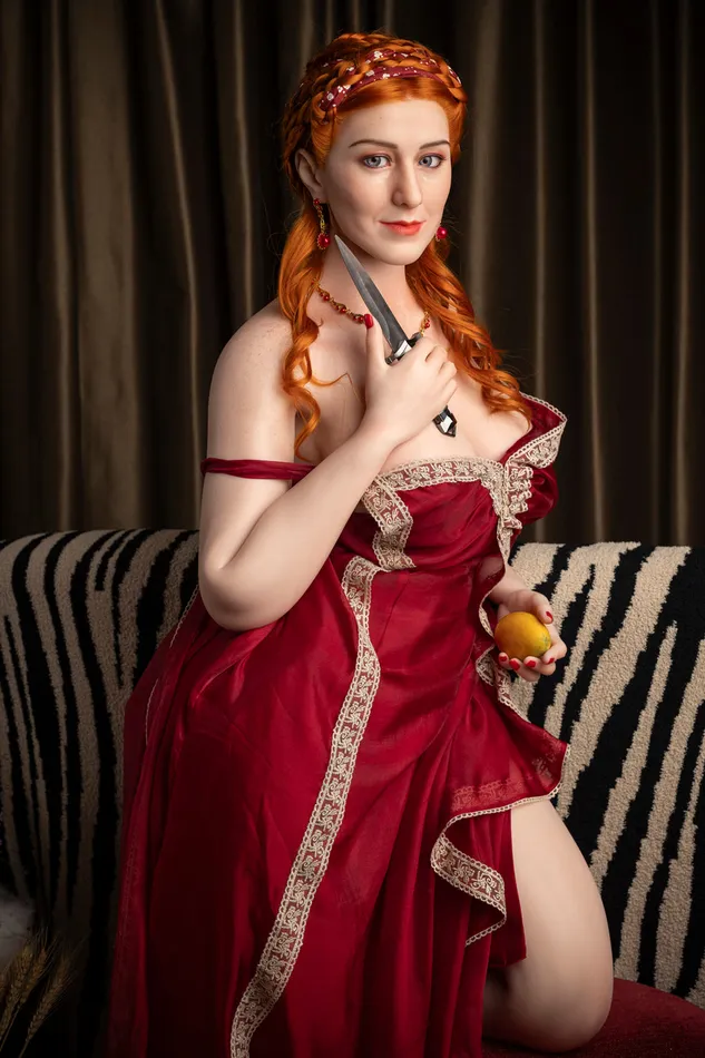 165cm5ft5 Gcup BBW Silicone Head Sex Doll Lucretia Starpery Doll Male Sex Toys