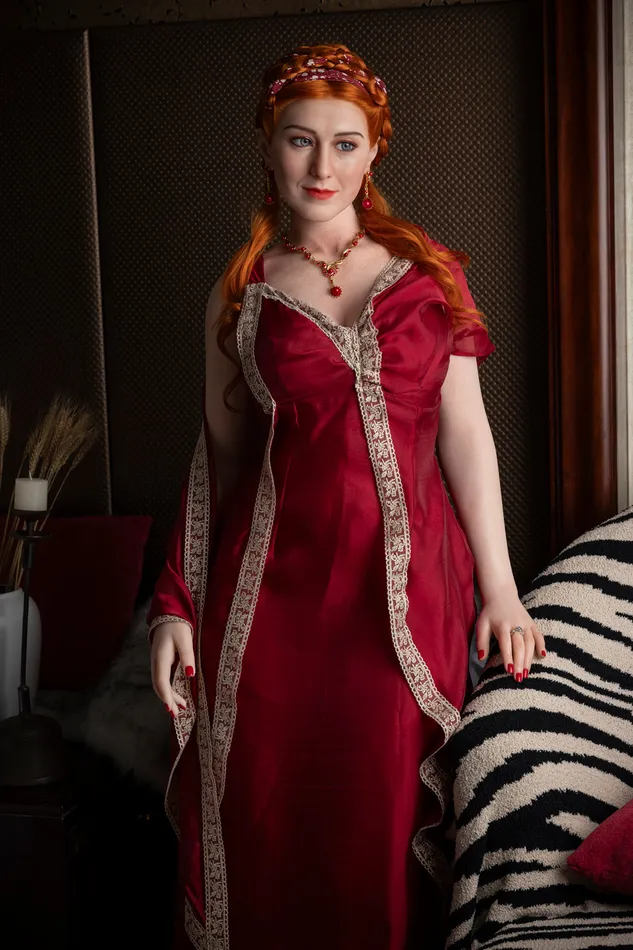 165cm5ft5 Gcup BBW Silicone Head Sex Doll Lucretia Starpery Doll Male Sex Toys